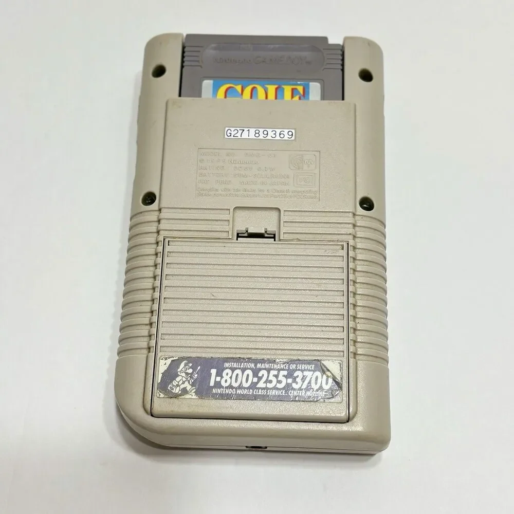 Original Nintendo GameBoy DMG-01 Handheld Console Missing Faceplate Works 1 Game